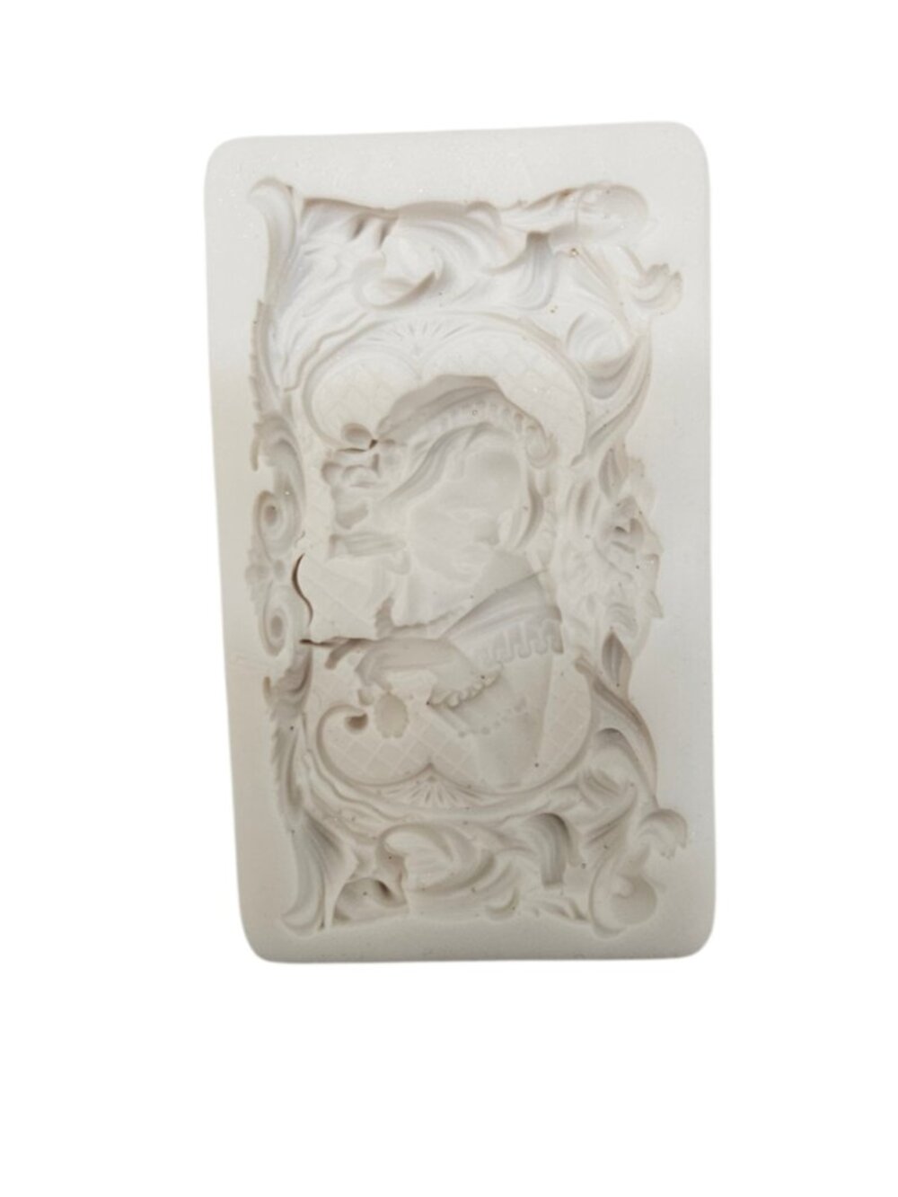 Decorative Cream Resin Plaque - Elegant Cherub Relief - Picture 10 of 15
